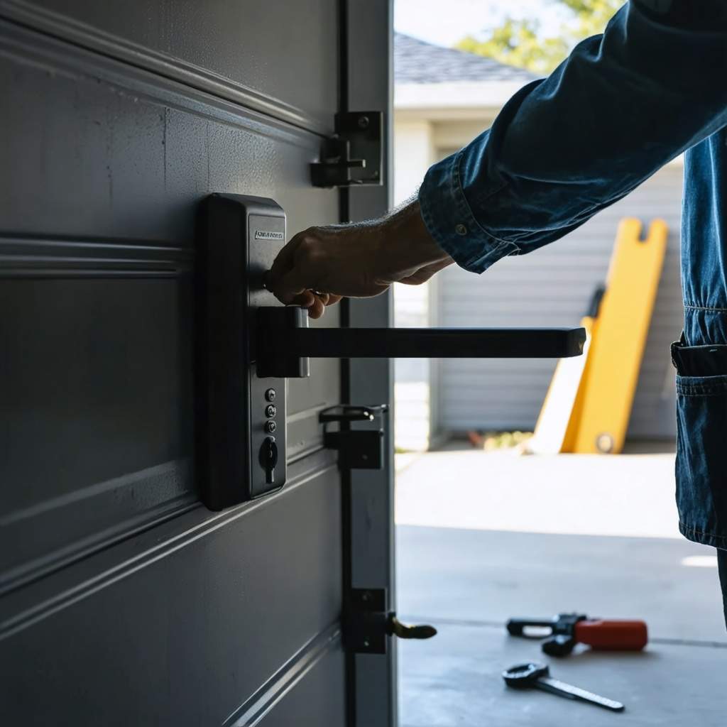 Et si votre garage avait une serrure motorisée ?